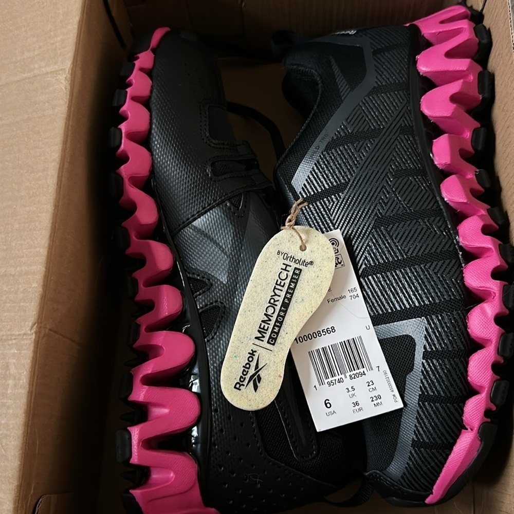 Reebok ZigWild Trail 6 Women's Shoes Womens Sneakers New In Box Pink 6 - Picture 10 of 10
